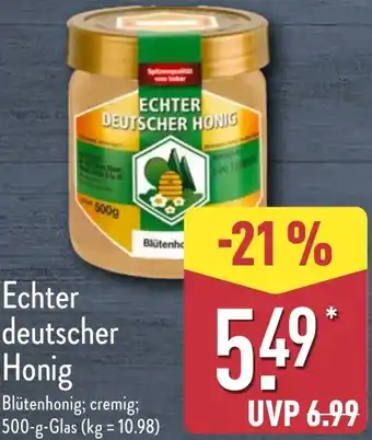 Aldi Nord Echter deutscher Honig Angebot