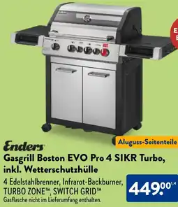 Aldi Nord Enders Gasgrill Boston EVO Pro 4 SIKR Turbo, inkl. Wetterschutzhülle Angebot