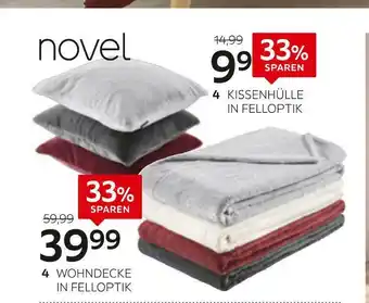 XXXLutz Novel kissenhülle oder wohndecke in felloptik Angebot