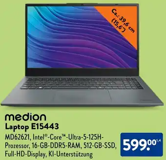 Aldi Nord Medion Laptop E15443 Angebot