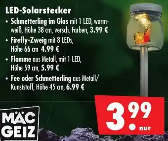 Mäc Geiz LED-Solarstecker Angebot