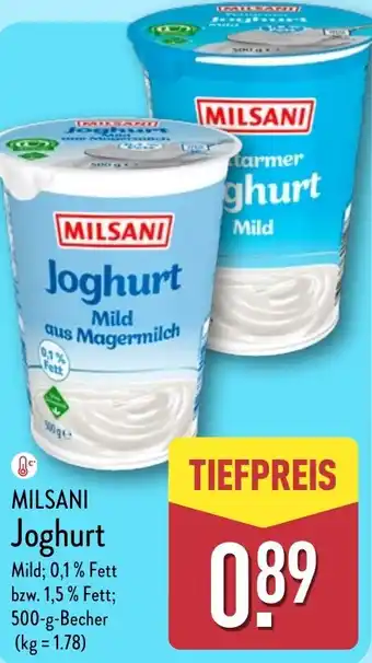 Aldi Nord MILSANI Joghurt Angebot