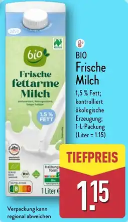 Aldi Nord BIO Frische Milch Angebot