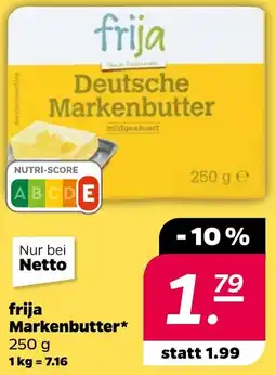 NETTO frija Markenbutter Angebot