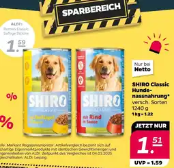 NETTO SHIRO Classic Hundenassnahrung Angebot