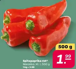 NETTO Spitzpaprika rot Angebot