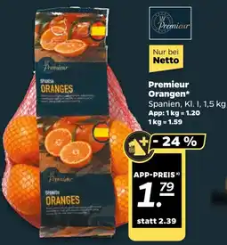 NETTO Premieur Orangen Angebot