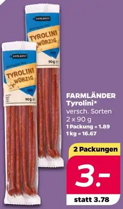 NETTO FARMLÄNDER Tyrolini Angebot