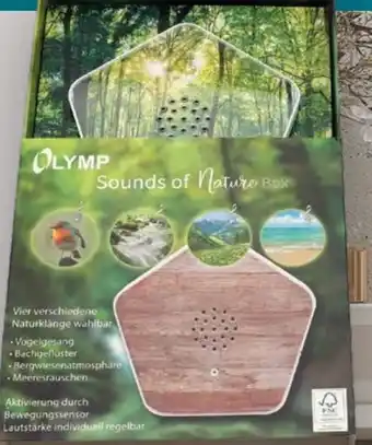 Handelshof Olympia Vertrieb Sounds of Nature-Box Angebot