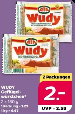 NETTO WUDY Geflügelwürstchen Angebot