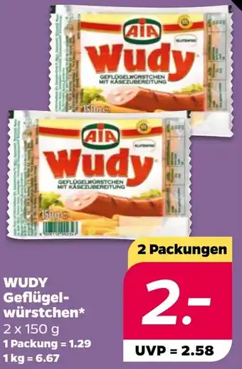 NETTO WUDY Geflügelwürstchen Angebot