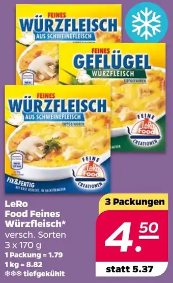 NETTO LeRo Food Feines Würzfleisch Angebot