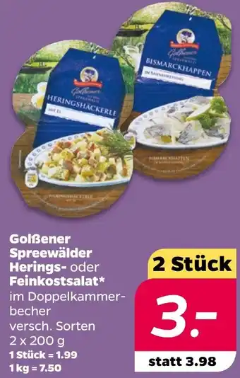 NETTO Golẞener Spreewälder Herings- oder Feinkostsalat Angebot