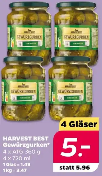 NETTO HARVEST BEST Gewürzgurken Angebot