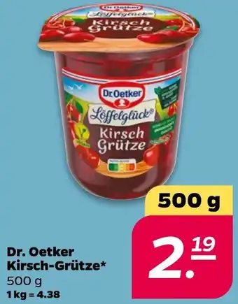 NETTO Dr. Oetker Kirsch-Grütze Angebot