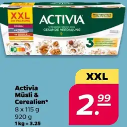 NETTO Activia Müsli & Cerealien Angebot