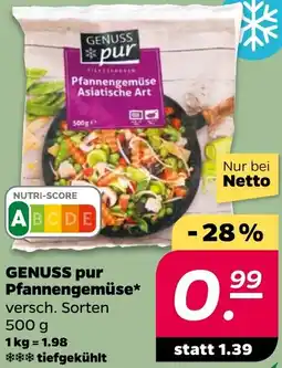 NETTO GENUSS pur Pfannengemüse Angebot