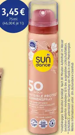 dm drogerie SUNDANCE Invisible Protect Sonnenspray LSF 50 Angebot