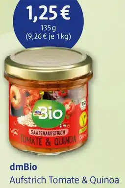 dm drogerie dmBio Aufstrich Tomate & Quinoa Angebot