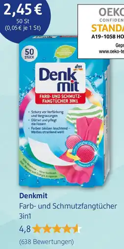 dm drogerie Denkmit Farb- und Schmutzfangtücher Angebot