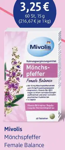 dm drogerie Mivolis Mönchspfeffer Angebot