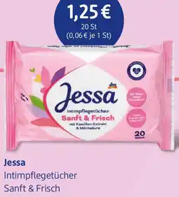 dm drogerie Jessa Intimpflegetücher Sanft & Frisch Angebot