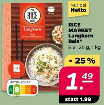 NETTO RICE MARKET Langkorn Reis Angebot