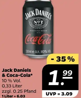 NETTO Jack Daniels & Coca-Cola Angebot