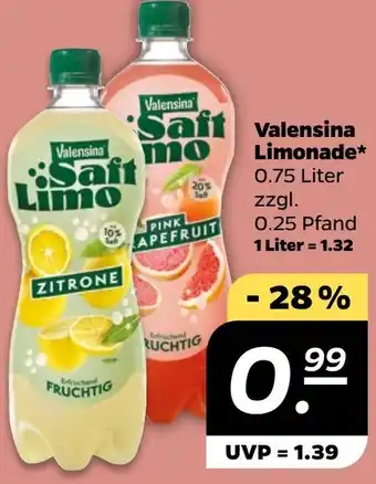 NETTO Valensina Limonade Angebot