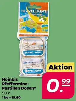 NETTO Hoinkis Pfefferminz Pastillen Dosen Angebot