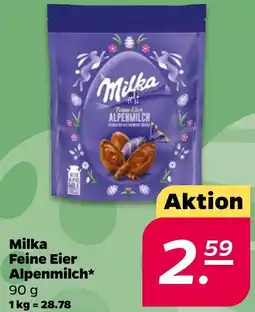 NETTO Milka Feine Eier Alpenmilch Angebot