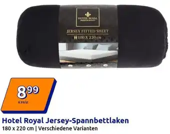 Action Hotel Royal Jersey-Spannbettlaken Angebot