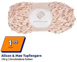 Action Alison & Mae Tupfengarn Angebot