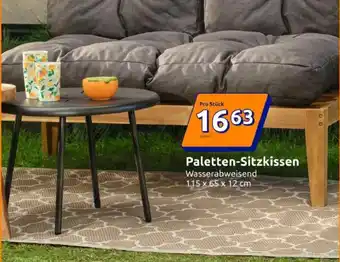 Action Paletten-Sitzkissen Angebot