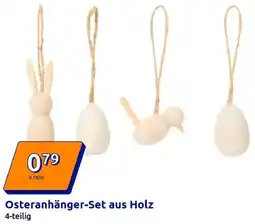 Action Osteranhänger-Set aus Holz Angebot