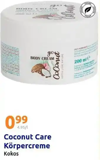 Action Coconut Care Körpercreme Angebot