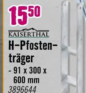 Hornbach Kaiserthal h-pfostenträger Angebot