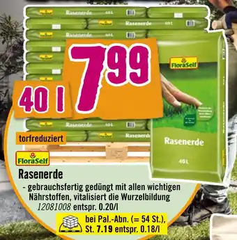 Hornbach Floraself rasenerde Angebot