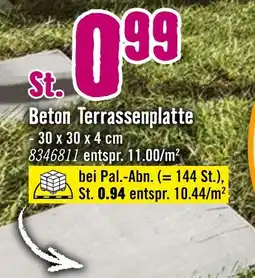 Hornbach Beton terrassenplatte Angebot