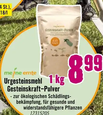 Hornbach Meine ernte urgesteinsmehl gesteinskraft-pulver Angebot