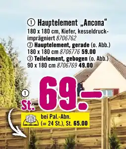 Hornbach Hauptelement „ancona“ Angebot