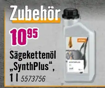 Hornbach Sägekettenöl „synthplus“ Angebot