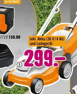 Hornbach Stihl akku-rasenmäher „rma 235“ Angebot