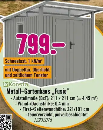 Hornbach Kosta metall-gartenhaus „fusio“ Angebot