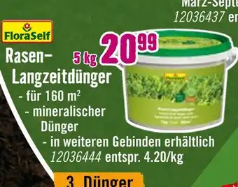 Hornbach Floraself rasen- langzeitdünger Angebot