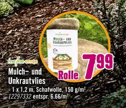 Hornbach Meine ernte mulch- und unkrautvlies Angebot