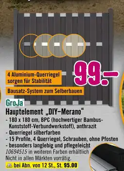 Hornbach Groja hauptelement „diy-merano“ Angebot