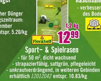 Hornbach Floraself sport- & spielrasen Angebot