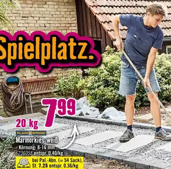 Hornbach Marmorkies weiß Angebot