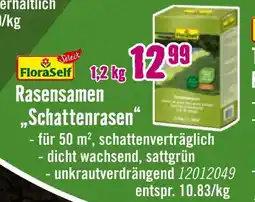 Hornbach Floraself rasensamen „schattenrasen“ Angebot